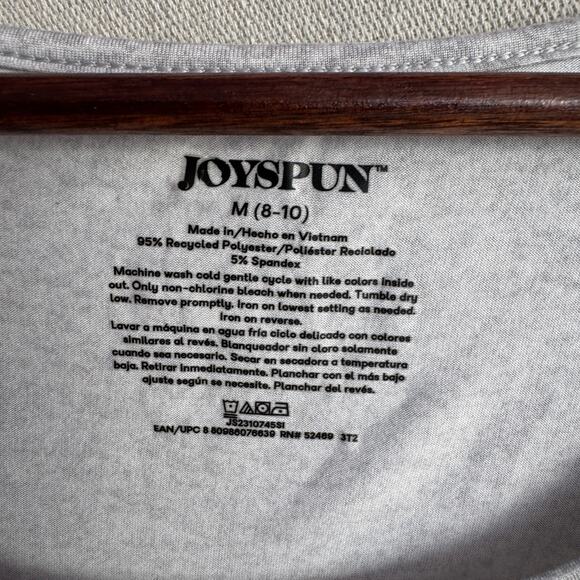 Joyspun Tank Top Size M 8 10 Gray Pride Flag Love For All Graphic Lightweight - Picture 4 of 8